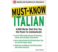 Must-Know Italian: 4,000 Words That Give You the Power to Communicate (NTC FOREIGN LANGUAGE)