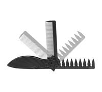 Mustache Comb - Professional Beard Grooming, Folding Pocket Combs, Portable Hair Comb, Travel Beard Tool, Men's Grooming Accessory for Everyday Use, Birthday Gift, and