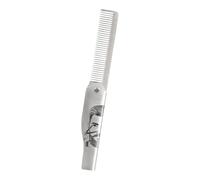 Mustache Combs, Beard Brush and Comb, Stainless Steel Portale Foldable Brush for Husband Styling Dad Grooming Home Adult Travel Men