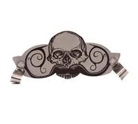 Mustache Moustache Drinking Protector, Mustache Guard Cup, Mustache Guard Protector For Cup With Skull Design, Stainless Steel Mustache Protector, Innovative Skull Decorative Protector For Coffee Mugs