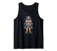 Mustache Nutcracker Costume with Wild West Look Tank Top