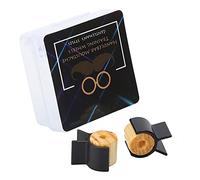 Mustache Styling Template Beard Shaping Tool Handlebar Moustache Training Wheel Men Mustache Styling Template Black (Black)