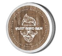 Mustache Wax for Men - Strong Hold Men Beard Styling Balm,Nourishing Hair Control Wax Moustache Care Supplies for Special Occasions Dating Daily Work Dad Grandpa Son Husband (Cedarwood)