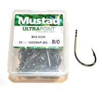 Mustad 10829NP-BN Big Gun Hooks Size 8/0 - Pack Qty 25
