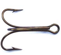 Mustad 3551-BR Treble Hook Sz10