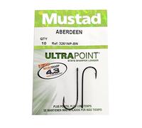 Mustad ABERDEEN SZ1/0 10X7 Hooks - black/nickel