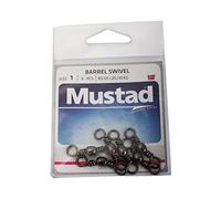 Mustad Barrel Swivels Size 1 Qty 6