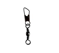 Mustad Barrel Swivels with Safety Snap: sz 1