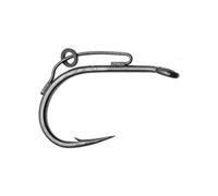 Mustad BBS Wide Gape Micro Barb Size 8 Hooks - Dark Grey