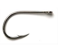 Mustad Big Gun Bait Hook 10829NP, Long Shank Fishing Hooks, UltraPoint Kirbed Point Tip, Ideal for Saltwater or Freshwater Fishing, Original Design Big Fishing Hooks, Black Nickel - Size 5, 25 Packs