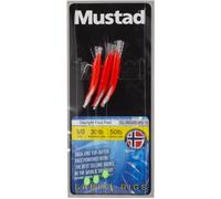 Mustad Daylight Fluo Red Sabiki Rig Size 3/0