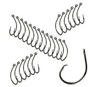Mustad Demon Offset Circle, 1X Strong - Black Nickel-Size 4/0 - Pack of 25