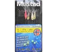 Mustad Feathers: Multi Colour Shrimp Size 6