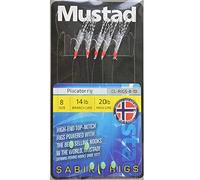 Mustad Feathers: Piscator Rig Size 8