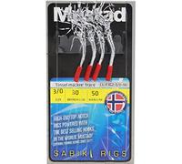 Mustad Feathers: Tinsel Mackerel Trace 3/0