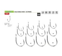 Mustad Kaiju Single Ring Barbed Single Eyed Hook