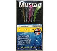Mustad Multicolor Flash Hook Size6 20lb
