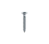 Mustad Panelvit PVACZP250300B8C Pozidriv Cylinder Head Screws Total Thread Galvanised White Diameter 2.5 x 30 mm Box of 500