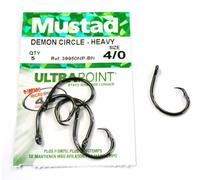 Mustad UltraPoint Demon Circle 39950NP-BN Heavy Hook: 4/0