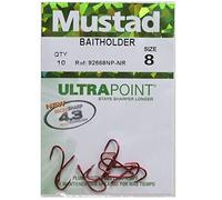 Mustad - Ultrapoint - Worm Hooks - Size 8 - Pack of 10