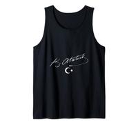 Mustafa Kemal Atatürk Turkey Atatürk Signature Tank Top
