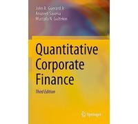 Mustafa N. Gultekin - Quantitative Corporate Finance - New Paperback - - P555z