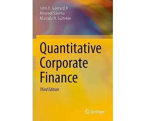 Mustafa N. Gultekin - Quantitative Corporate Finance - New Paperback - - X555z