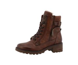 MUSTANG 15M0082001 Women's Ankle Boots with Decorative Zip, Brown (rust), 4 UK