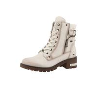 MUSTANG 15M0082001 Women's Ankle Boots with Decorative Zip, off-white, 40 EU