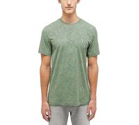 Mustang Austin Printed Short Sleeve T-Shirt Green Print