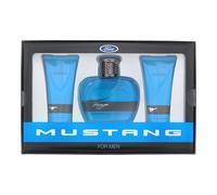 Mustang Blue Gift Set 100ml Eau De Toilette + 100ml Aftershave Balm + 100ml Hair & Body Wash