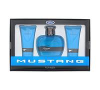 Mustang Blue Gift Set 100ml Eau De Toilette + 100ml Aftershave Balm + 100ml Hair & Body Wash