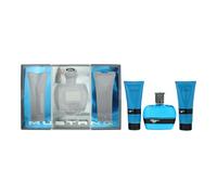 Mustang Blue 3 Piece Gift Set: Eau de Toilette 100ml - Aftershave Balm 100ml - Hair Body Wash 100ml
