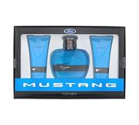 Mustang Blue Gift Set 100ml Eau De Toilette + 100ml Aftershave Balm + 100ml Hair & Body Wash