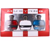 Mustang by Ford Mustang for Men Set: Eau de Toilette x3 (1.0+1.0+1.0oz) New