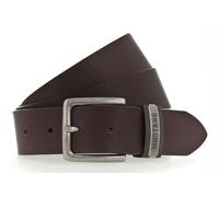 MUSTANG Classic Leather Belt W115 Dark Brown - Can be Shortened, dunkelbraun, W115