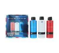 Mustang Deo Trio 3 Piece Gift Set: Deodorant Spray 3 x 200ml