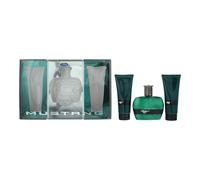 Mustang Green 3 Piece Gift Set: Eau de Toilette 100ml - Aftershave Balm 100ml - Hair Body Wash 100ml