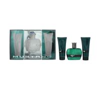 Mustang Green Gift Set 100ml Eau De Toilette + 100ml Aftershave Balm + 100ml Body Wash