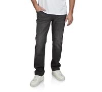 MUSTANG Jeans Men's Stretch Long Straight Fit Washington Jeans Trousers Denim Blue Black 30 31 32 33 34 36 38 40, Denim Black (1016082-4000-983), 36 W/36 L