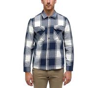 Mustang Long Sleeve Checked Shirt Blue Check