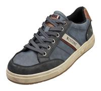 Mustang Low Sneaker Mens Casual Trainers in Navy - 8 UK