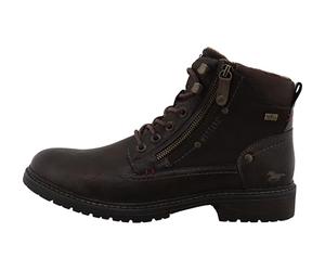 MUSTANG Marcas 15M0031006 Men's Ankle Boots, Adult Lace-Up Boots, G Width, Zip, mocha, 10 UK