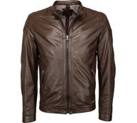 Mustang Max, leather jacket L Dark Brown