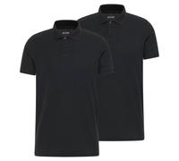 MUSTANG Men Polo Shirt 2-Pack Palco Knit Piqué Cotton Solid