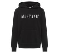 Mustang Men’s Sweatshirt Hoodie Bronson Logo Cotton, Dark Blue Black