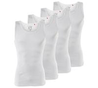 Mustang Men Undershirt 4 Pack, Tank Top, Double Rib, True Denim, S-XXL