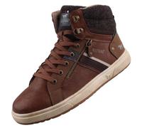 MUSTANG Men's High Top Trainers, Cognac, 8 UK