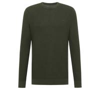 MUSTANG Men's Knit Sweater - Elliot, Flat Knit, Cotton, Crew Neck, One Size