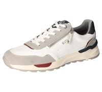 MUSTANG Men's Lace-Up Trainers, Light Grey-White, 8 UK
